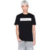 Armani Exchange Maglietta da Uomo a Maniche Corte con Logo Contrast, Wind Chime, XS