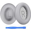 MMOBIEL Cuscinetti Auricolari di Ricambio per Bose NC700 / Bose 700 Noise Cancelling Cuffie di MMOBIEL - Memory Foam e Protein PU Cuscinetti - Padiglioni Cuffie - Grigio Chiaro