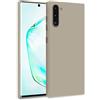 MyGadget Cover per Samsung Galaxy Note 10 - Custodia in Silicone Morbido a Doppio Strato - Case con Protezione Fotocamera & Fodera Interna Antigraffio - Grigio