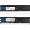 Timetec 16GB KIT (2x8GB) DDR3L/DDR3 1600MHz PC3L-12800/PC3-12800 Non ECC Unbuffered 1.35V/1.5V 2Rx8 Dual Rank 240 Pin UDIMM Memoria Desktop Aggiornamento del modulo RAM