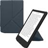kwmobile Custodia Pieghevole Compatibile con Pocketbook Verse/Pro/Color/Vivlio Light Cover - Cover Magnetica Pelle PU eReader con Stand - blu scuro