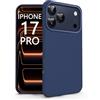 N NEWTOP Cover Compatibile per Apple iPhone 17 PRO, Custodia TPU SOFT Gel Silicone Ultra Sottile Flessibile Case Posteriore Protezione Fotocamera Anti Urto Guscio Scocca Colorato (Blu)