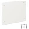 bricoleva.it Coperchio per Cassetta di Derivazione - Copertura Scatola Elettrica da Esterno - Copri Quadro Elettrico - Disponibile in più misure (92x92 mm)