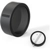 JLNJLE Custodia in silicone per badge telecomando Somfy Allarme MyFox Keyfob, protezione del vano batteria, antiurto e sicuro (nero)