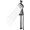 OFFO Set Doccia Cromo: Asta Regolabile 60 cm con Soffione, Doccetta 6 Getto e Flessibile 1.6 m