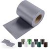 Sunnylaxx Strisce Frangivisto in PVC, 35m x 19cm, Grigio Chiaro 450g/m² con 20 Clip Frangivento da Recinzione,Protezione Privacy per Giardino