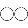 M METERXITY 2-Pz Fasce Elastiche per Pistone da 40mm x 1.2mm Fasce Elastiche Standard per Motoseghe Elettriche, Parti di Ricambio [Nero]