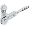 Alberts 314699 Ferma persiane, busto di donna, da avvitare, zincato galvanico, con strato spesso passivato, 129 mm