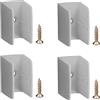 cyclingcolors 4x supporto per manovella tapparelle con vite plastica grigio finestre persiana biella