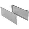 GTV, Metalbox PRESTIGE - Sistema per cassetti, altezza = 150 mm, lunghezza = 400 mm, colore: Grigio
