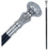 Medieval Replicas SouvNear - Bastone decorativo da passeggio in palissandro di alta qualità con manico in ottone, stile vittoriano, stile antico ed elegante, per uomini e donne, dall'India, 95 cm, Legno, Bastone da passeggio, Golden Golf Ball