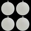 4E's Novelty Pallina di neve bianca grande, 10,2 cm (confezione da 4), decorazione natalizia iridescente per albero di Natale 4E's Novelty