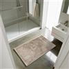 Comart - Tappeto Faith Bagno - Tappetino Rettangolare 50x90 cm - Morbido e Soffice - Pelo Medio - Asciugatura Rapida e Resistente all'Acqua - Antiscivolo - Lavabile in Lavatrice - Beige/Marrone