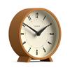 Jones Clocks® Venus Orologio da scrivania | Design moderno a tondo | Giallo senape | Stile retrò per scaffale, tavolo, camino o comodino