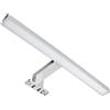 Evotrade Applique LED 30 cm. per Specchio Bagno - Lampada IP44 Waterproof, Luce Uniforme, Ideale per Cucina, Bagno e Ambienti Moderni - 4000K - Luce Neutra (Colore: Cromato)
