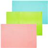 Tappetino Per Frigorifero Antiscivolo Riutilizzabile - 3 Pezzi 29x45 Cm In EVA - Blu, Verde, Rosa - Tagliabile E Lavabile - 2