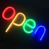 Fespcj Aperto LED Neon Segni Luce Orari di Business, Alimentato da USB o AAA Batterie Negozio Window Store Segni per Cafe Bar Hotel Libreria Ristorante Bakery Wall Decor