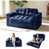 MAXYOYO Divano Letto Trasformabile, Materasso Pieghevole Letto Divano Trasformabile con 2 Cuscini, Superficie di Appoggio Extra 101x196 cm, Divano per Soggiorno e Camera da Letto