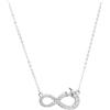 WearTravelers Collana Aereo e Infinito tempestato di Zirconi in Argento 925 - Idea Regalo Donna Viaggiatrice - Modello Praga