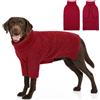 AOFITEE Maglione per Cani, Invernale Maglione Cane Taglia Grande con Collo Alto, Morbida e Calda Croci Natale Maglioncini Pet con Maniche, Maglioni Cani Rosso per Dobermann, 2XL