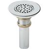 Elkay LK18 - Scarico in ottone nichelato con filtro perforato e cordiera
