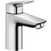 hansgrohe Logis Miscelatore monocomando lavabo 100 senza saltarello, cromo, 71101000