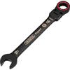 Draper Expert 03923 - Chiave combinata a cricchetto con testa flessibile metrica HI-TORQ, 16 mm, colore: nero