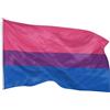 PHENO FLAGS Bandiere di PHENO FLAGS - bandiera Bi, resistente alle intemperie con 2 occhielli in metallo - bandiera bisessuale colorata 90 x 150 cm, tricolore