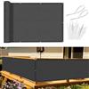 Sunnylaxx Frangivisto Balcone per Protezione 120x300 cm,Schermo Privacy,Recinzione Copertura per Privacy Balcone PES,per Balcone Giardino terrazza,con Occhielli e Fascetta, Antracite