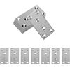 SZWLJ 7 Pezzi Piastre Forate Acciaio Inox, 100x50 mm