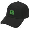 Bioworld Minecraft Creeper - Cappellino da baseball, con logo verde, regolabile