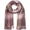 styleBREAKER Sciarpa con motivo scozzese e frange, sciarpa invernale, stola, foulard, unisex 01017098, colore:rosa scuro-beige