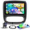 VECHTEL 4G+128G Autoradio Android 15 per Opel Vivaro B/Renault Trafic/FIAT Talento/Nissan NV300, 9'' In-Cell HD Schermo Tactile co Carplay Android Auto senza Fili GPS Wi-Fi USB Bluetooth FM RDS Camera