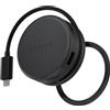 SATECHI 7 in 1 Hub USB C OntheGo™ Magnetico, Adattatore con PD 100W, HDMI 4K@60Hz, Ethernet, 2x USB-A 5Gbps, SD/microSD e Cavo Avvolgibile, per MacBook, Laptop - Nero Spaziale