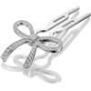 Fiona Franchimon Nº 1 Hairpin Crystals By Swarovski (White Gold Finish) 1 pz