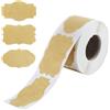 DAVIDJAMESCLARKE 300 etichette adesive per scrivere marmellate, etichette adesive con carta kraft, etichette per spezie, 50 x 30 mm, etichette universali per la casa e la cucina