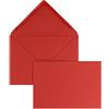 Pool Over Cartoncini Rossi con Busta 100 Pezzi Formato 9 (14 x 9 cm)