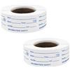Azlanway Etichette Congelatore a Rotolo, 1000pz 50X25mm Etichettes Adesive Per Alimenti Adesivi Rimovibili Per Data Etichette Universali Per Scrivere Per Marmellata, Barattoli, Cucina, Catering