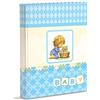 Mareli Album Foto Nascita con Diario 23X30Cm 56 Pg Bianche e 4 Pg Diario Personalizzabili Pagine in Cartoncino Spesso e Resistente Intervallate da Pergamino