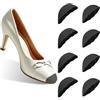 Bukihome Inserto imbottito per scarpe: 4 paia di imbottiture per scarpe troppo grandi, cuscini per tacco da donna, inserti per dita dei piedi, riduttore di dimensioni che rende le