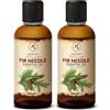 AROMATIKA trust the power of nature Olio essenziale di Abete 2x100 ml - Abies Sibirica - Naturale e Puro - Olio essenziali per Diffusori - Profumi per la Casa - Saponi e Candele - Sauna - Aroma di Abete - Aromaterapia