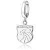 FANCIME x Collaborazione Harry Potter - Ciondoli Hogwarts, Gioielli in Argento Sterling per Donne e Ragazze, Argento sterling