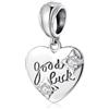 LES FOLIES DI PAOLA GRIECO Charm Cuore Buona Fortuna Amicizia Strass Good Luck ciondolo pendente in argento 925 - Les Folies per Pandora