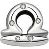 WEIMU Charm con segno zodiacale per bracciale, in argento sterling 925, con 12 costellazioni, per San Valentino, festa della mamma, per braccialetti europei, m, Argento sterling, Zirconia cubica