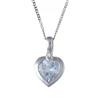 Ivy Gems Bijoux pour tous - Catenina con pendente da donna, oro bianco 9k (375), 460 mm, cod. 181P0602-01/9AM
