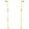 SOFIA MILANI - Orecchini da Donna in Argento 925 - Placcati in Oro e con Pietra Zircone - Orecchino Pendente a Pietra Zircone - E2789