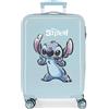 JOUMMA BAGS Stitch Make A Face Trolley ABS 55 cm 4 Ruote Celeste