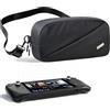 Lacdo Custodia per Nintendo Switch 2 / Steam Deck OLED/ROG Xbox Ally X Borsa Portatile per Conservazione, Borsa a Tacolla Protettiva, Custodia per Steamdeck Switch 2 Console & Accessori, Nero