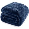 Whale Flotilla Coperta in Microfibra, Morbida e Calda, Ideale per Divano, Coperta Super Morbida e Soffice in Peluche, 230 X 270 cm, Blu Marino