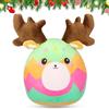Pellinch Animale di peluche con alce, 26 cm, per Natale, renna, peluche di alci, peluche natalizio, peluche di renna, alce